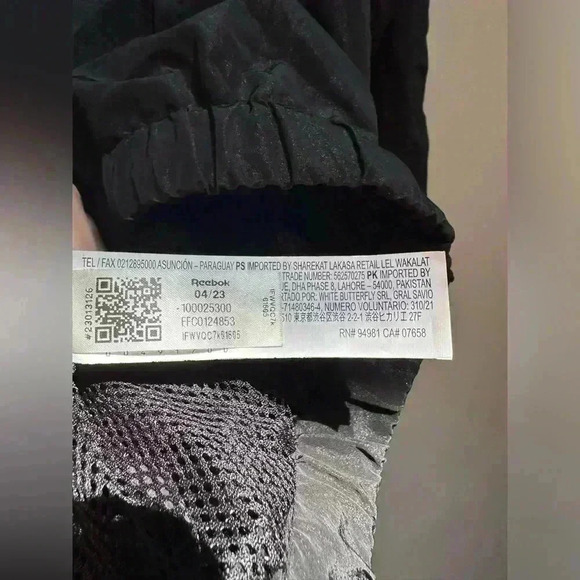 NEW | Reebok x F21 Graphic Anorak Quarter Zip Jacket | Black | Men’s Size L - Picture 6 of 10